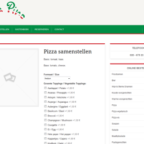 Casa Pino (Restaurant) - Pizza samenstellen (Webwinkel)