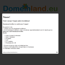 Domeinland - Uitleg bestellen domeinnaam