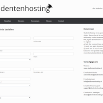 Studentenhosting - Bestellen